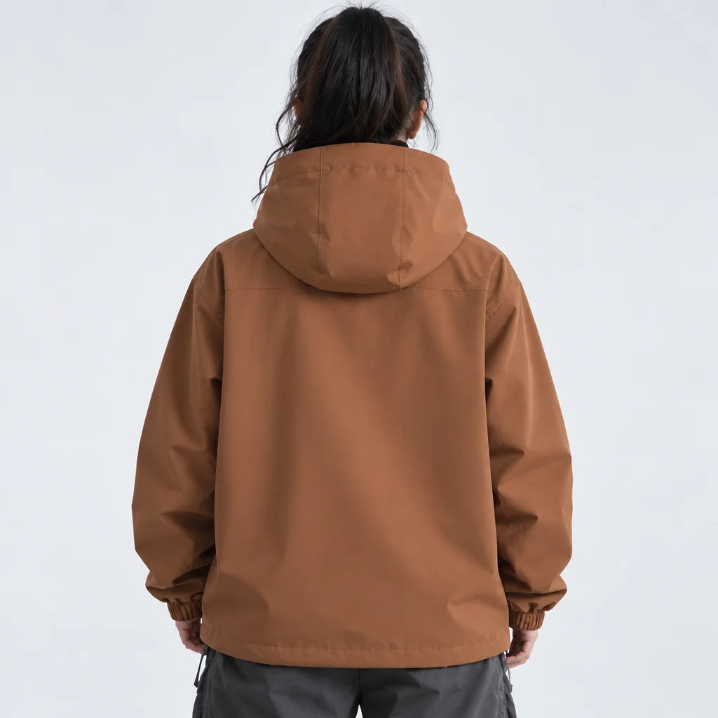 Pike - Unisex Windproof Breathable & 10K Waterproof Jacket - Brown