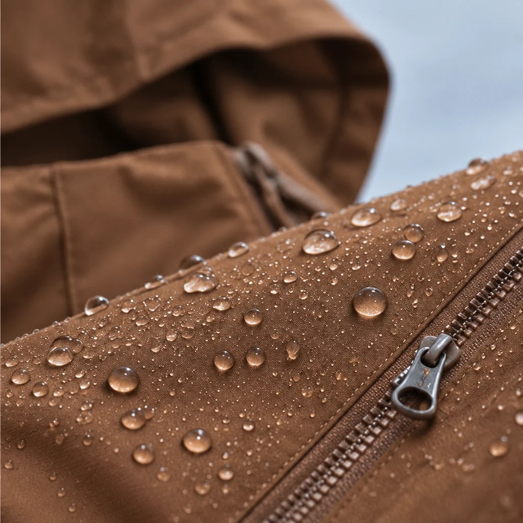 Pike - Unisex Windproof Breathable & 10K Waterproof Jacket - Brown