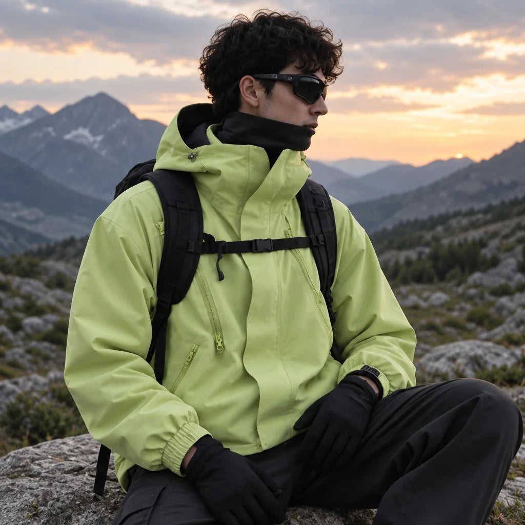Pike - Unisex Windproof Breathable & 10K Waterproof Jacket - Green