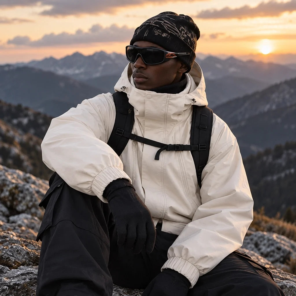 Pike - Unisex Windproof Breathable & 10K Waterproof Jacket - Off-white