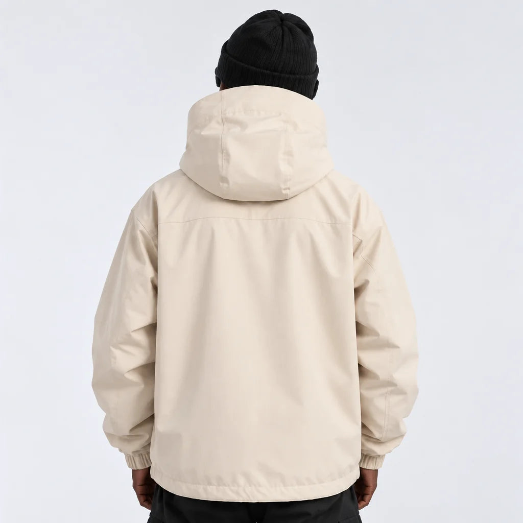Pike - Unisex Windproof Breathable & 10K Waterproof Jacket - Off-white