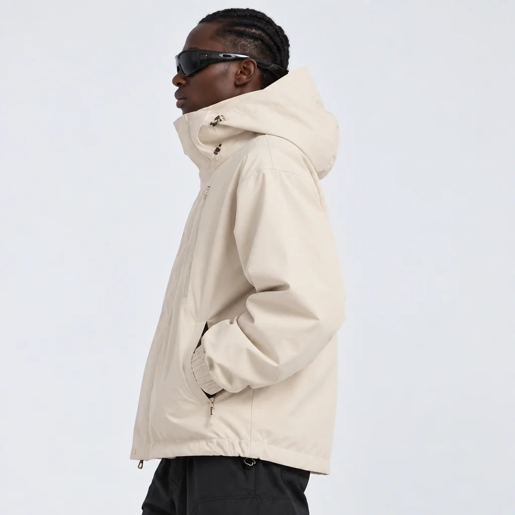 Pike - Unisex Windproof Breathable & 10K Waterproof Jacket - Off-white