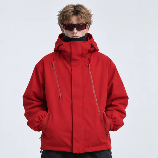 Pike - Unisex Windproof Breathable & 10K Waterproof Jacket - Red