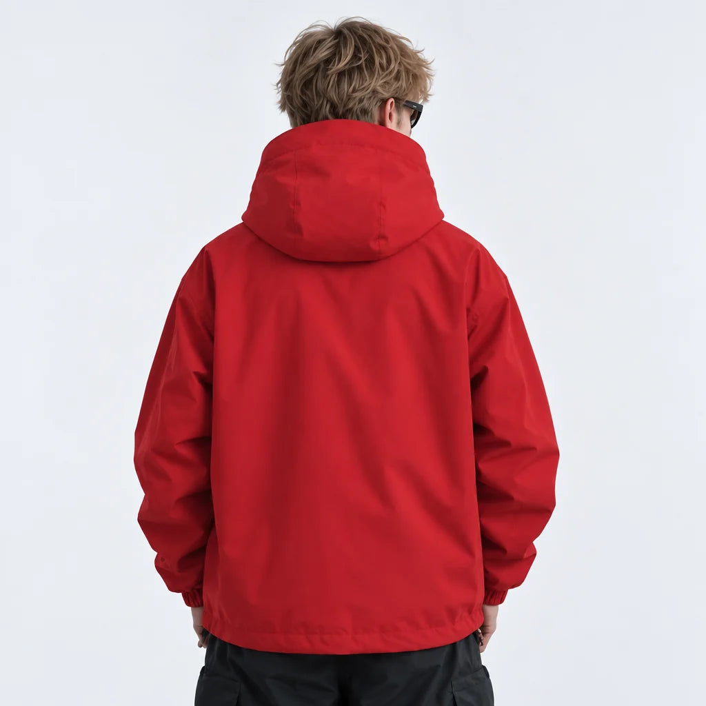 Pike - Unisex Windproof Breathable & 10K Waterproof Jacket - Red