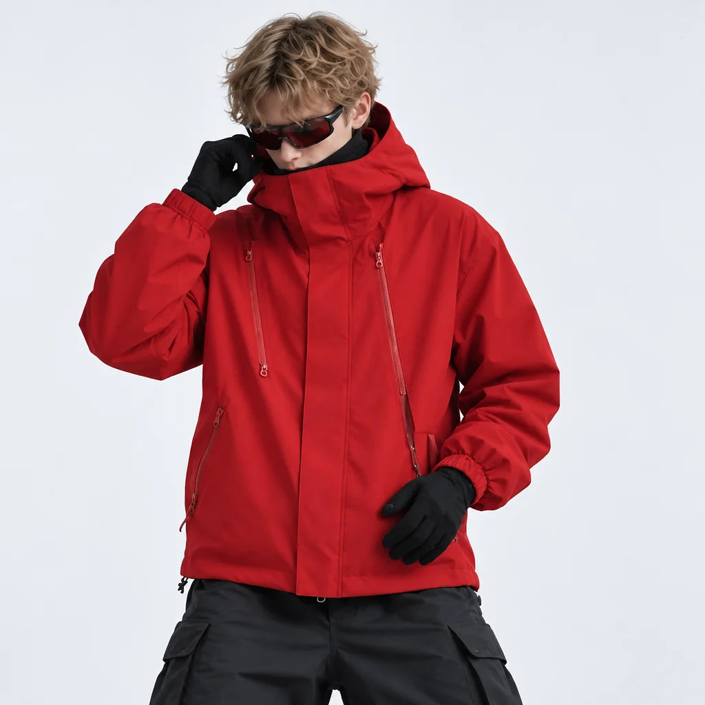 Pike - Unisex Windproof Breathable & 10K Waterproof Jacket - Red