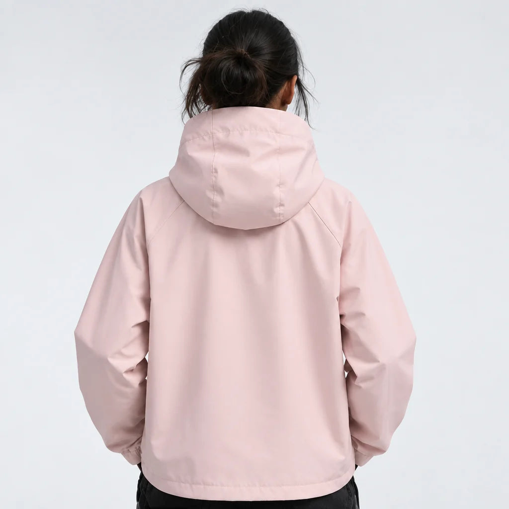 Mere - Unisex Windproof Breathable & Relaxed Fit Waterproof Jacket - Pink