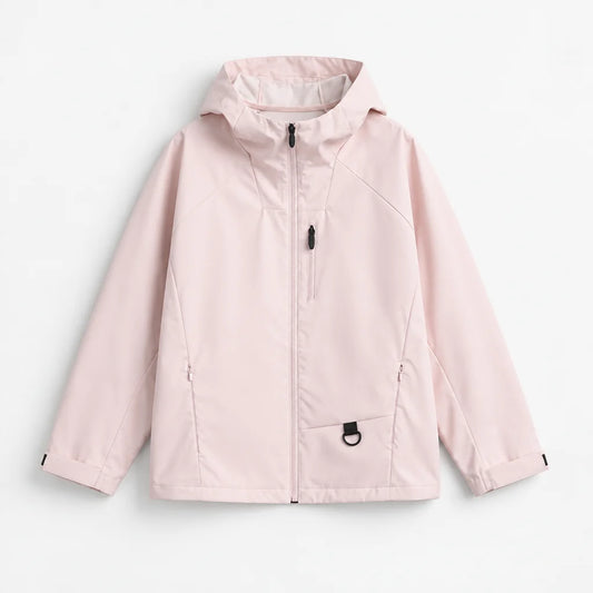 Mere - Unisex Windproof Breathable & Relaxed Fit Waterproof Jacket - Pink
