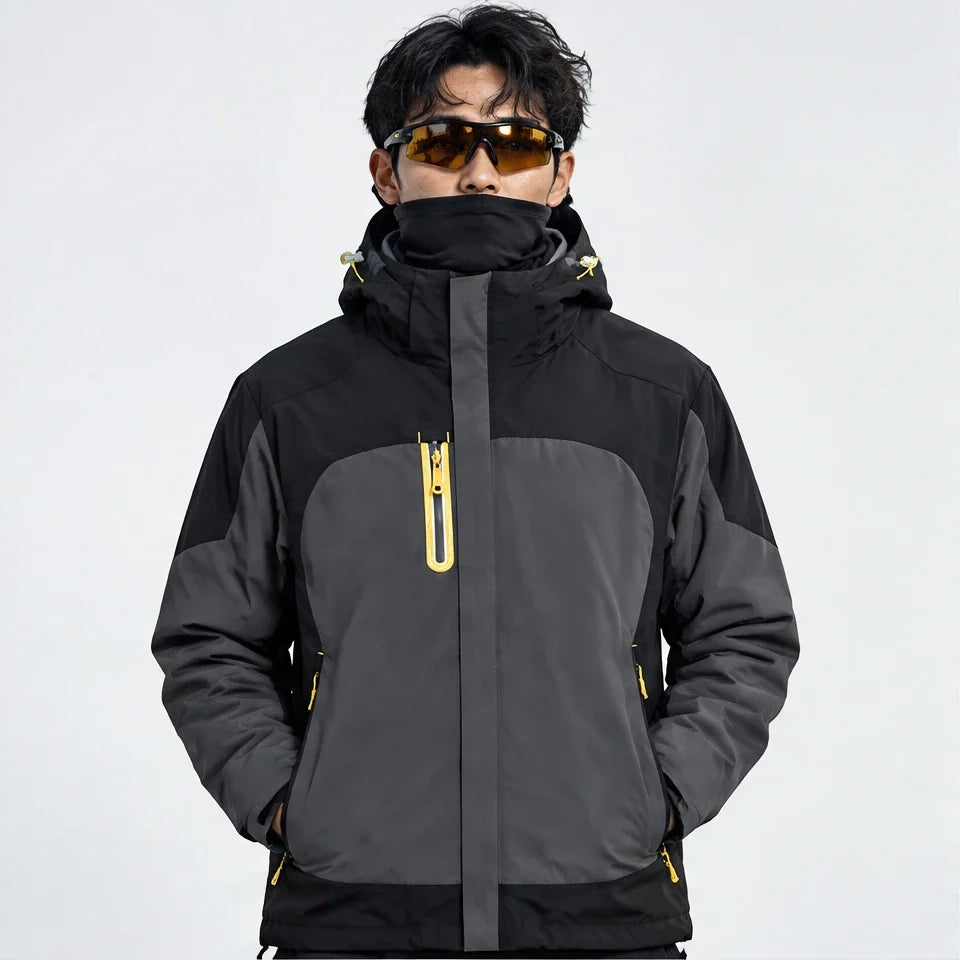 Gust - Unisex Windproof Breathable & 3-in-1 Waterproof Jacket - Grey