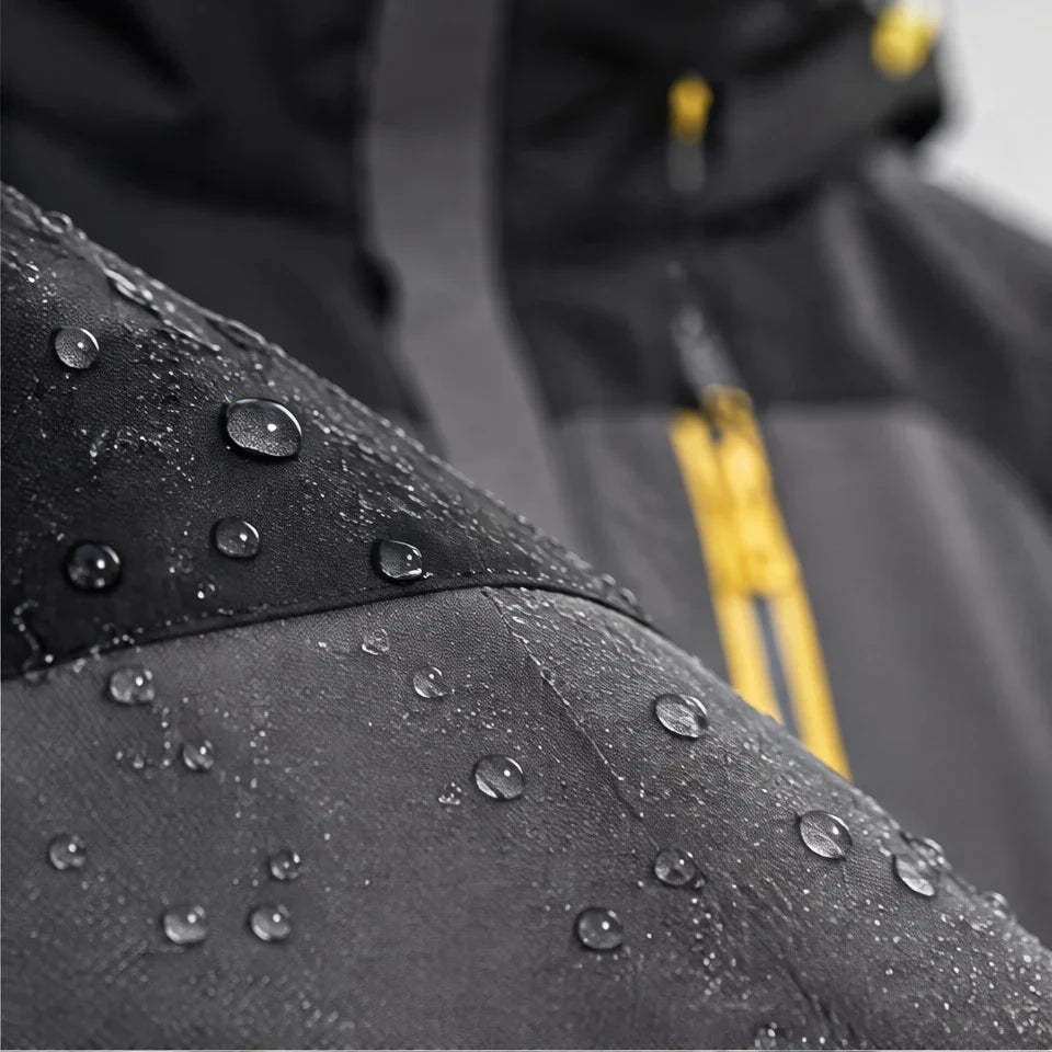Gust - Unisex Windproof Breathable & 3-in-1 Waterproof Jacket - Grey