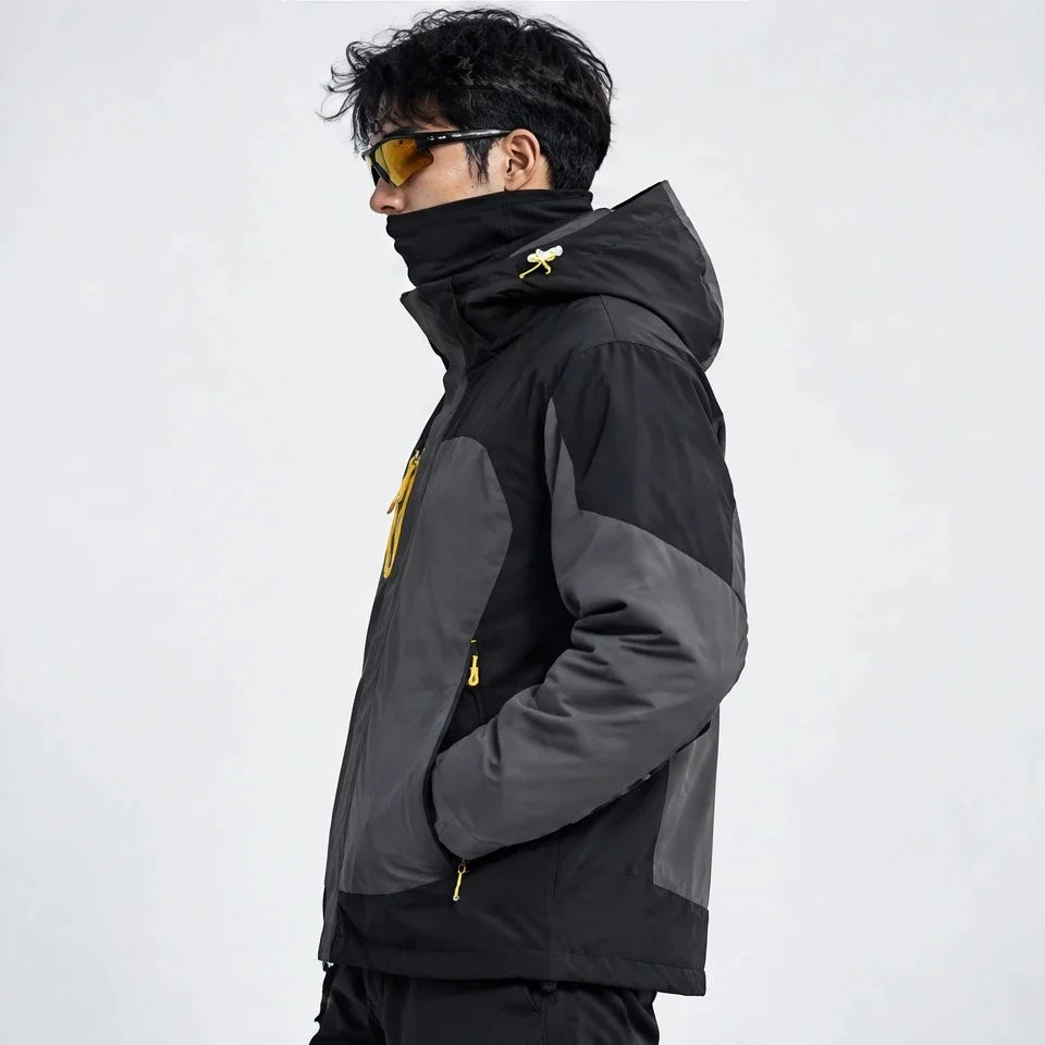 Gust - Unisex Windproof Breathable & 3-in-1 Waterproof Jacket - Grey