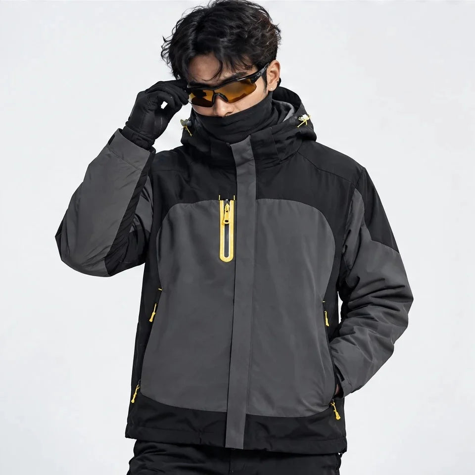 Gust - Unisex Windproof Breathable & 3-in-1 Waterproof Jacket - Grey