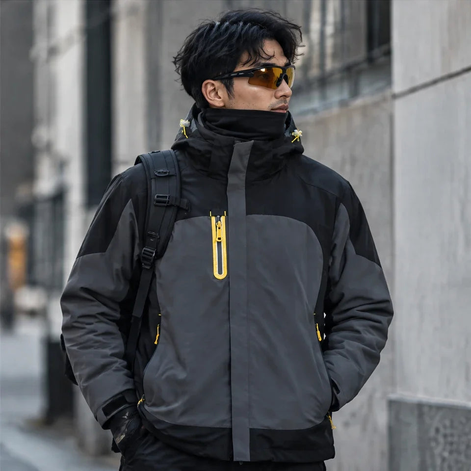 Gust - Unisex Windproof Breathable & 3-in-1 Waterproof Jacket - Grey