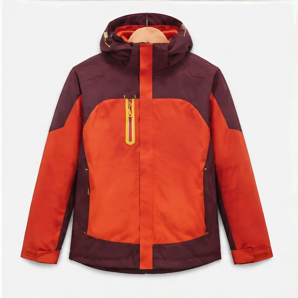 Gust - Unisex Windproof Breathable & 3-in-1 Waterproof Jacket - Orange