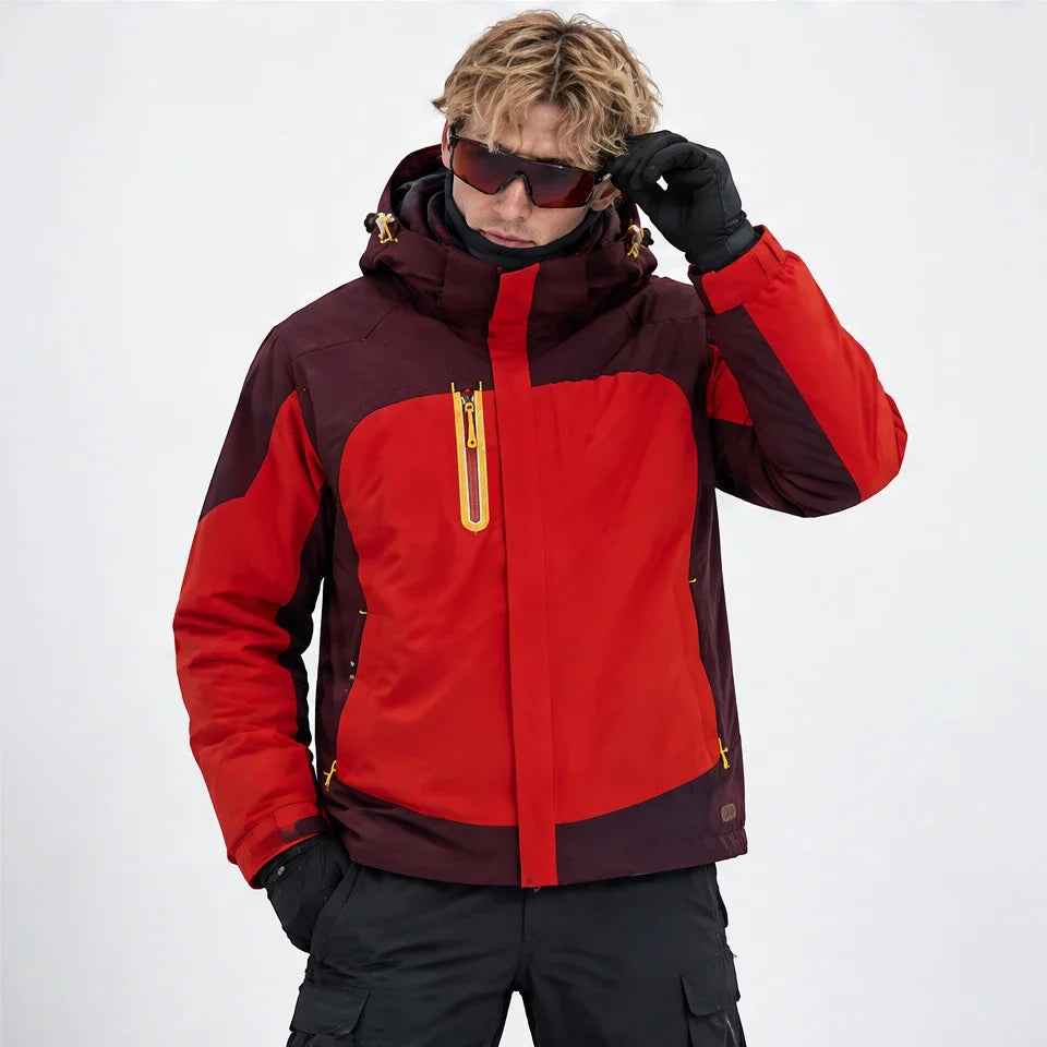 Gust - Unisex Windproof Breathable & 3-in-1 Waterproof Jacket - Red
