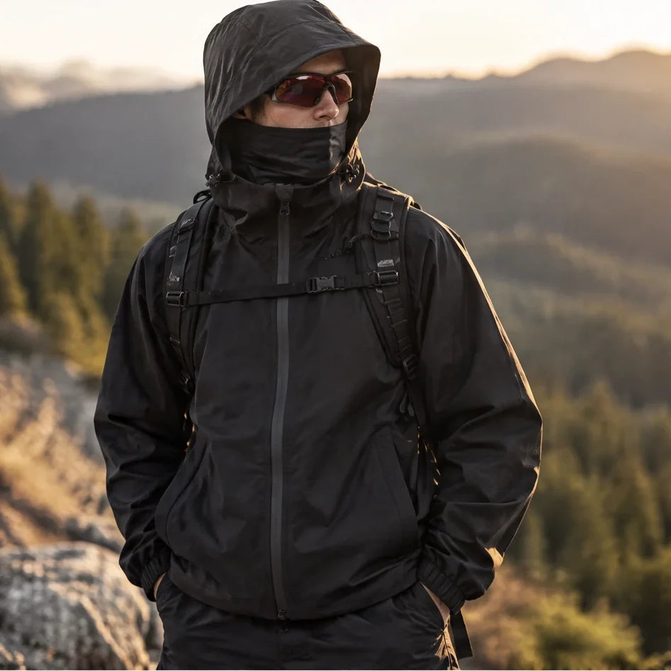 Scarp - Unisex 12K Teflon® Waterproof Jacket - Black