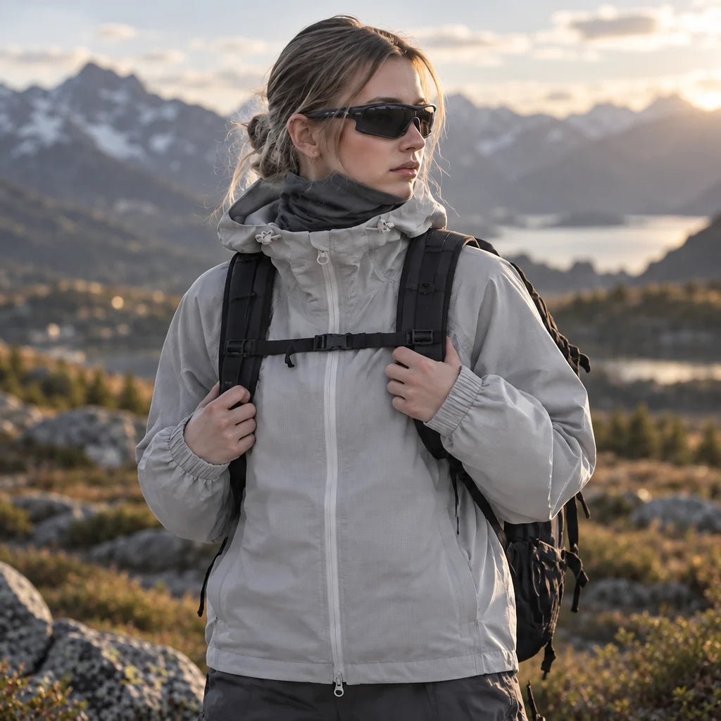 Scarp - Unisex 12K Teflon® Waterproof Jacket - Light Grey
