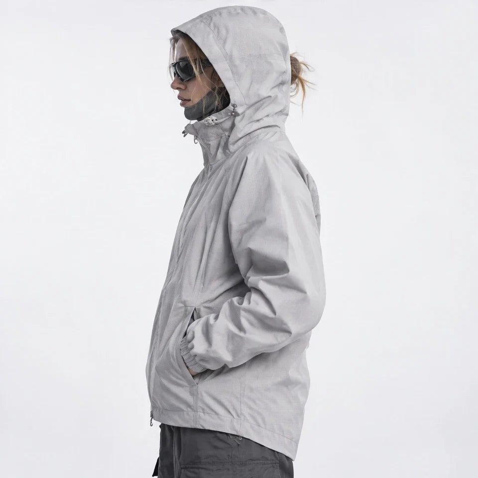 Scarp - Unisex 12K Teflon® Waterproof Jacket - Light Grey