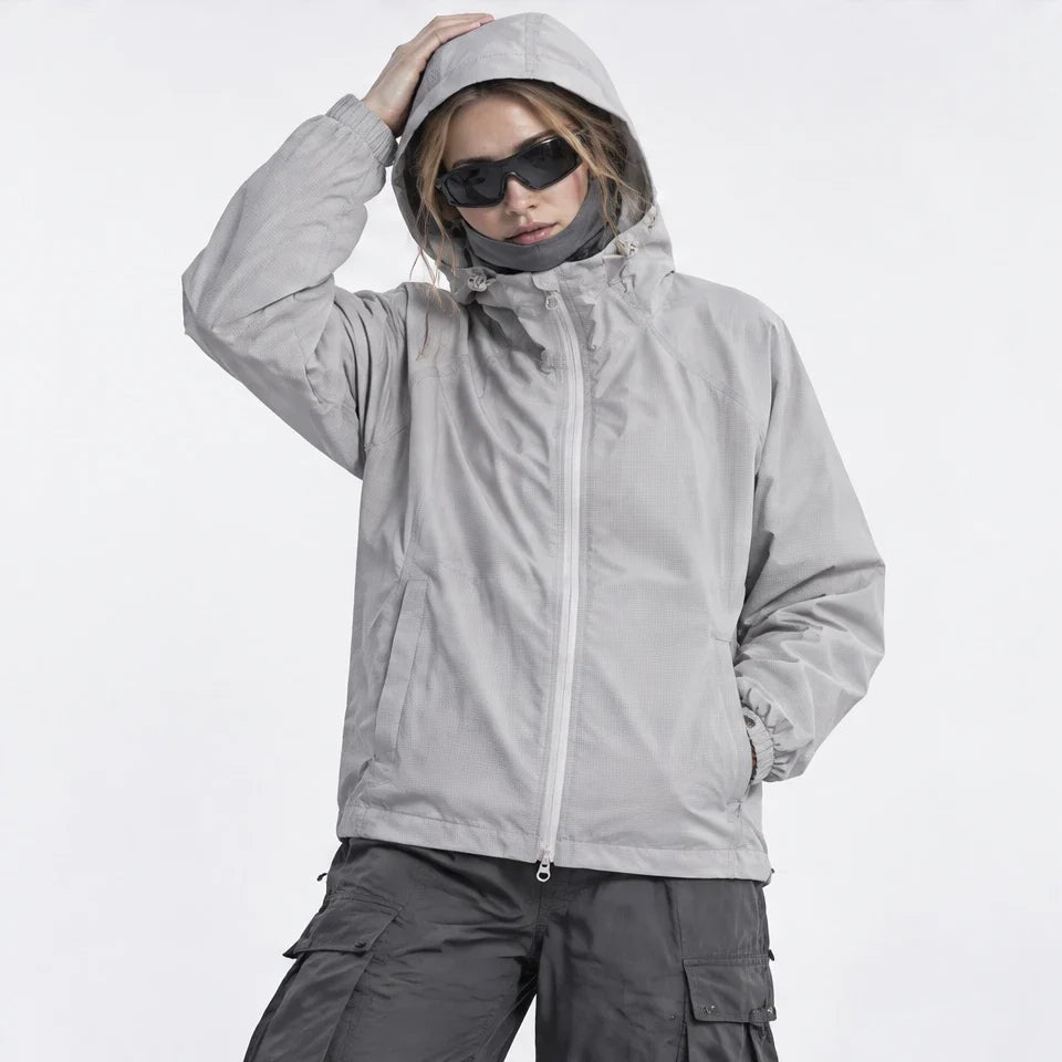 Scarp - Unisex 12K Teflon® Waterproof Jacket - Light Grey