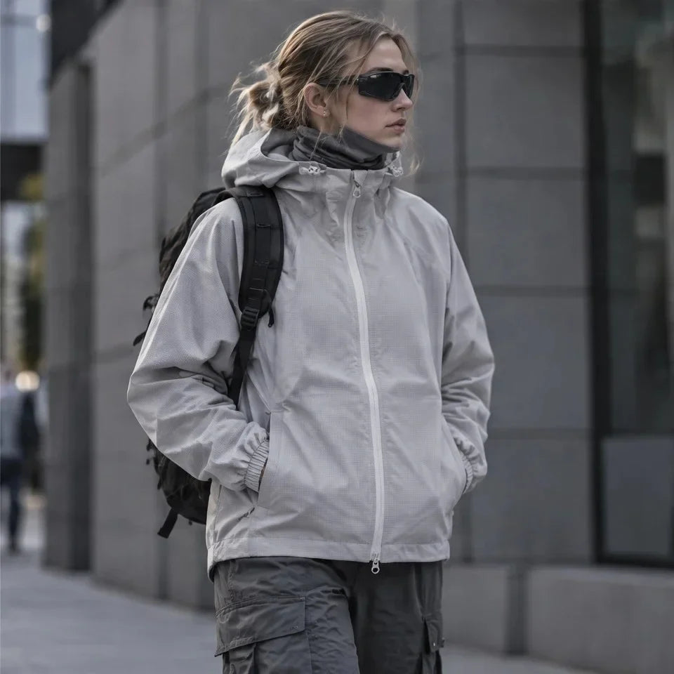 Scarp - Unisex 12K Teflon® Waterproof Jacket - Light Grey