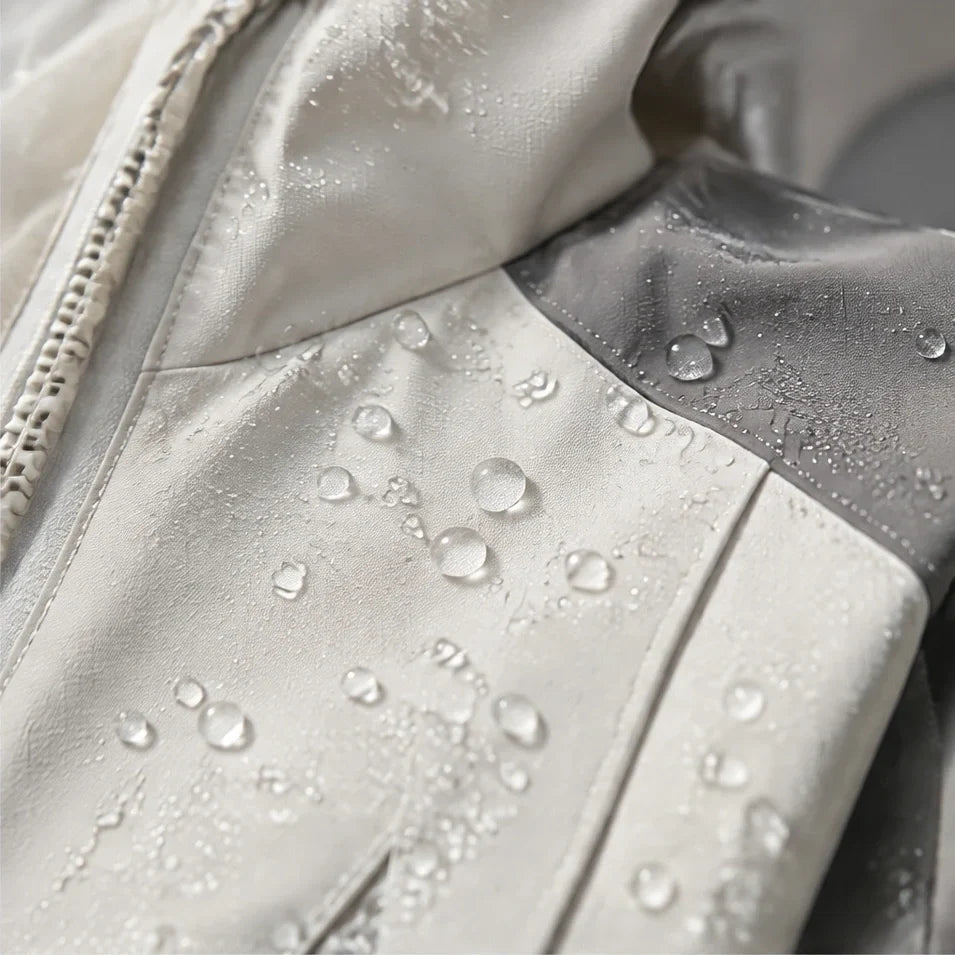 Screes - Mens Windproof Breathable & Hooded Waterproof Jacket - Khaki