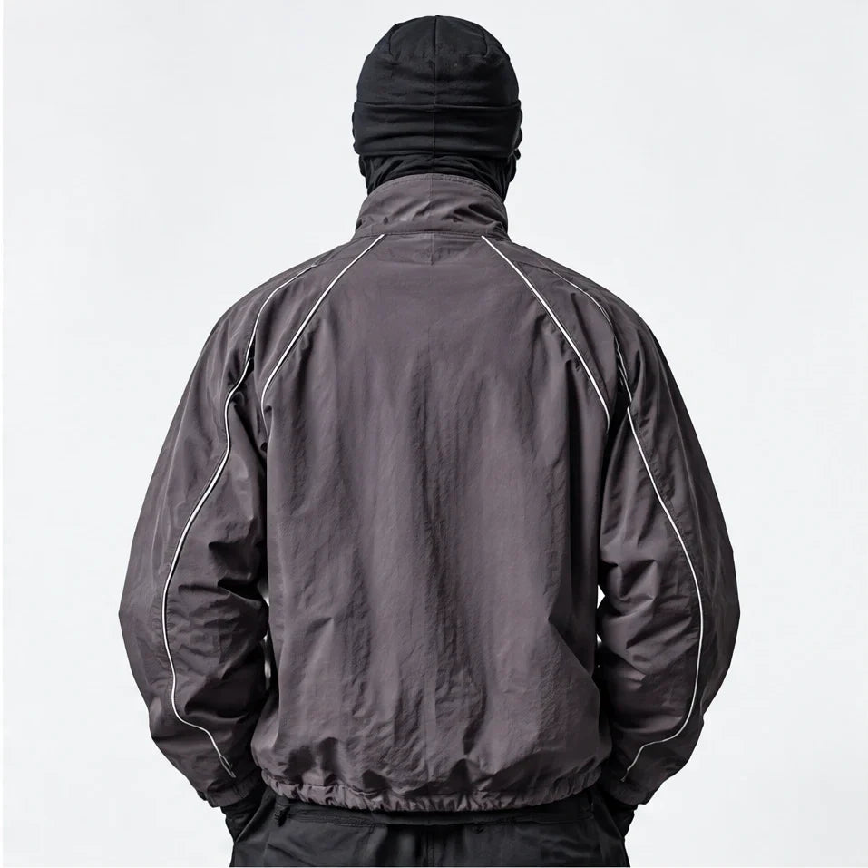 Spur - Unisex Water-Repellent & Windproof Colour-Block Lightweight Jacket - Mist Purple