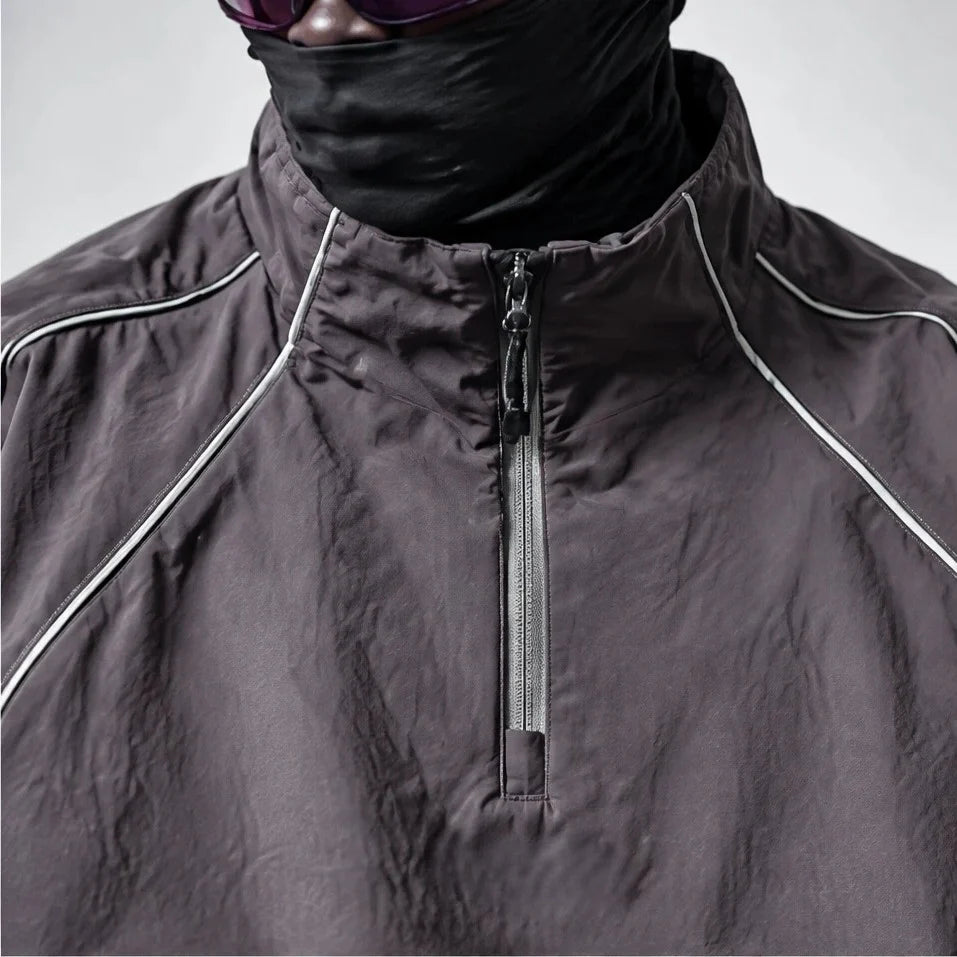 Spur - Unisex Water-Repellent & Windproof Colour-Block Lightweight Jacket - Mist Purple