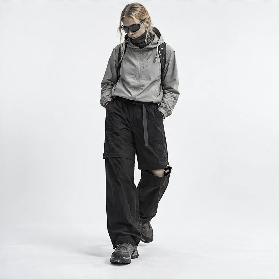 Hagg - Womens Quick-Dry Windproof & Relaxed Fit Waterproof Trousers - Black