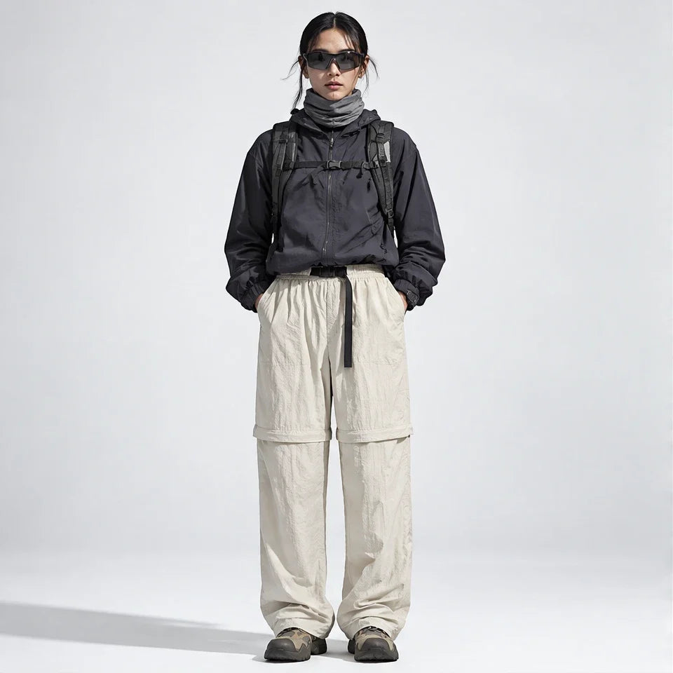 Hagg - Womens Quick-Dry Windproof & Relaxed Fit Waterproof Trousers - Khaki