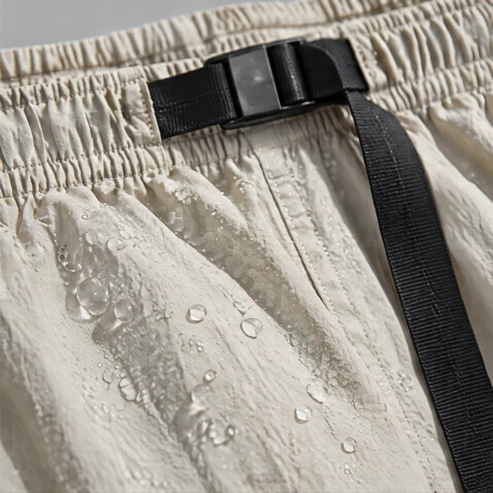 Hagg - Womens Quick-Dry Windproof & Relaxed Fit Waterproof Trousers - Khaki