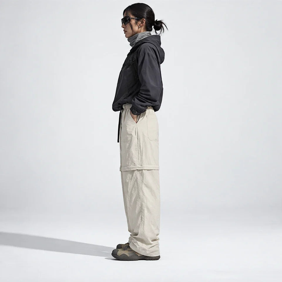 Hagg - Womens Quick-Dry Windproof & Relaxed Fit Waterproof Trousers - Khaki