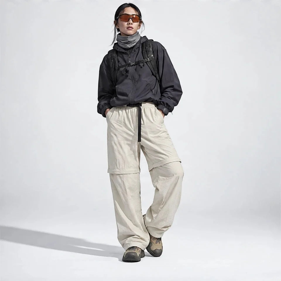 Hagg - Womens Quick-Dry Windproof & Relaxed Fit Waterproof Trousers - Khaki