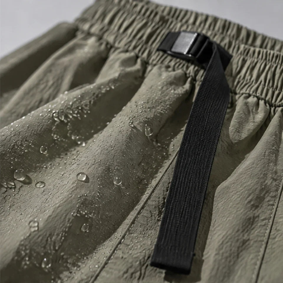 Hagg - Womens Quick-Dry Windproof & Relaxed Fit Waterproof Trousers - Light Army Green
