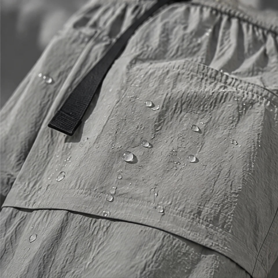 Hagg - Womens Quick-Dry Windproof & Relaxed Fit Waterproof Trousers - Light Grey