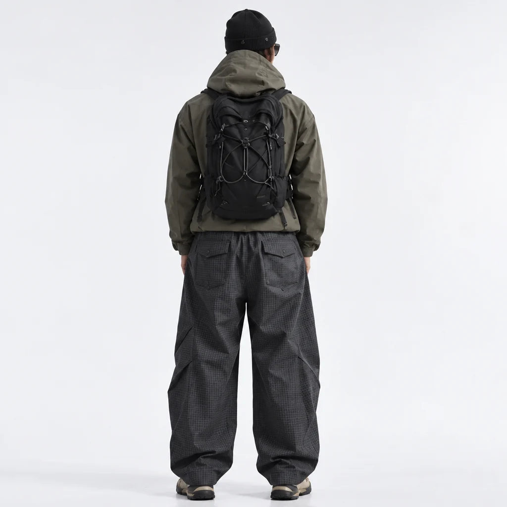 Slade - Unisex Water-Repellent & Quick-Dry Colour-Block Hiking Trousers - Dark Grey