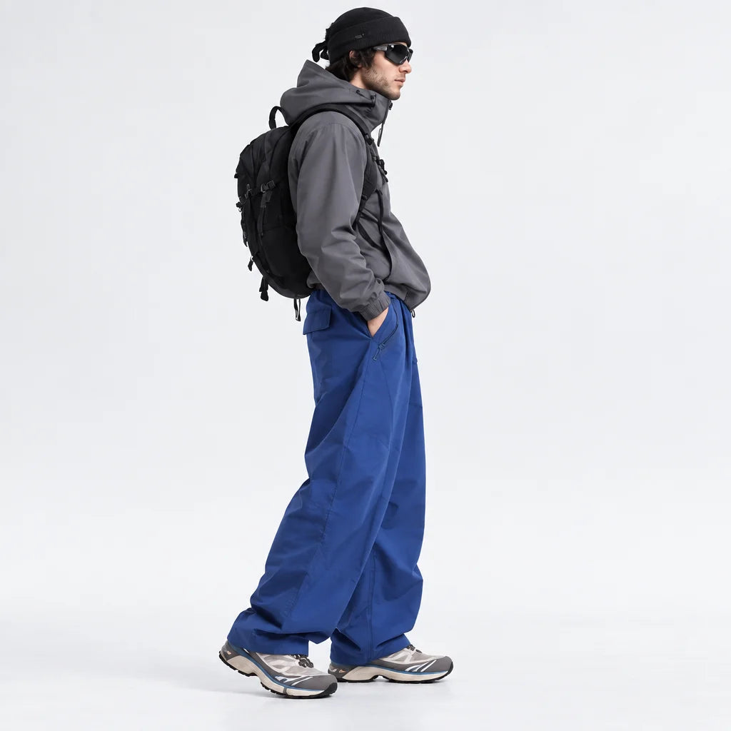 Slade - Unisex Water-Repellent & Quick-Dry Colour-Block Hiking Trousers - Electric Blue