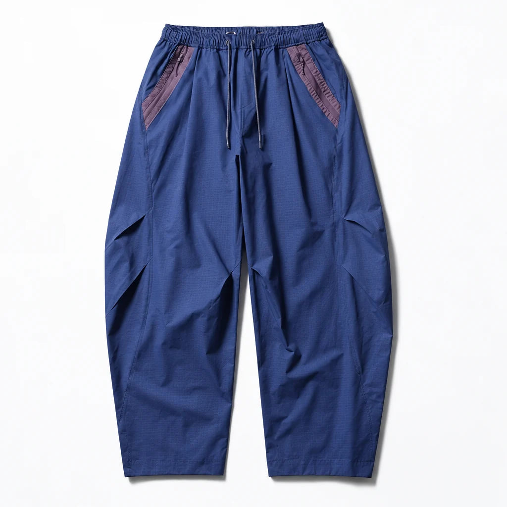 Slade - Unisex Water-Repellent & Quick-Dry Colour-Block Hiking Trousers - Electric Blue