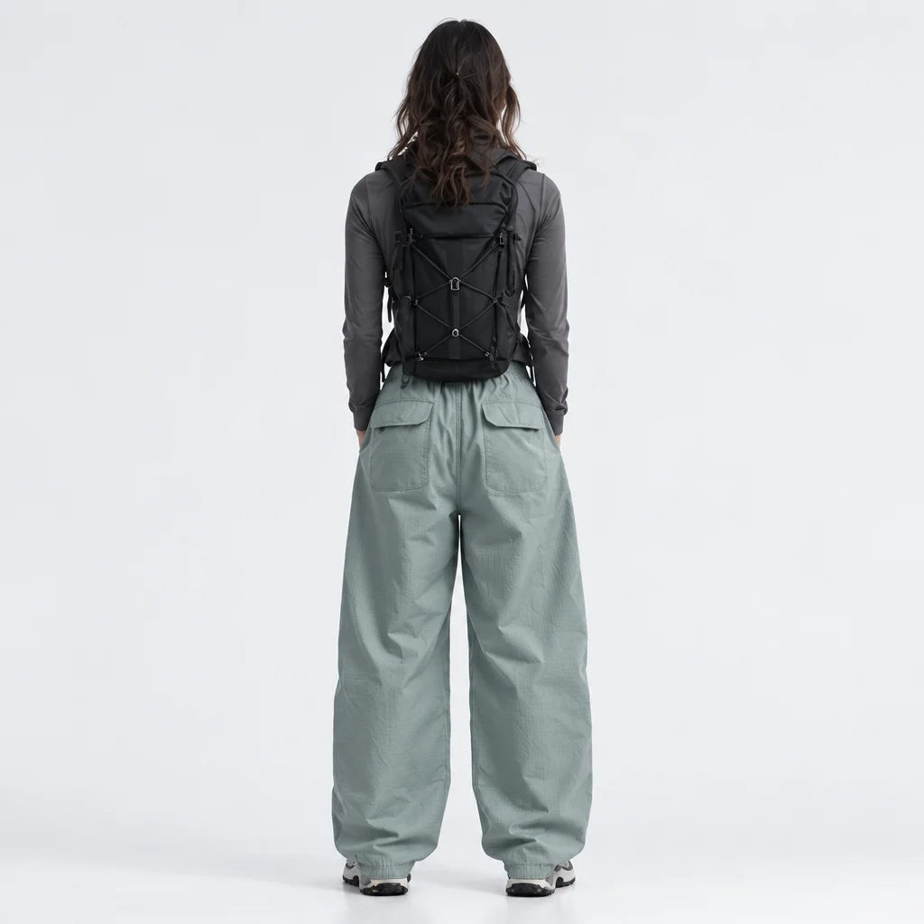 Slade - Unisex Water-Repellent & Quick-Dry Colour-Block Hiking Trousers - Green