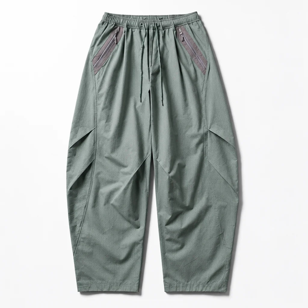 Slade - Unisex Water-Repellent & Quick-Dry Colour-Block Hiking Trousers - Green