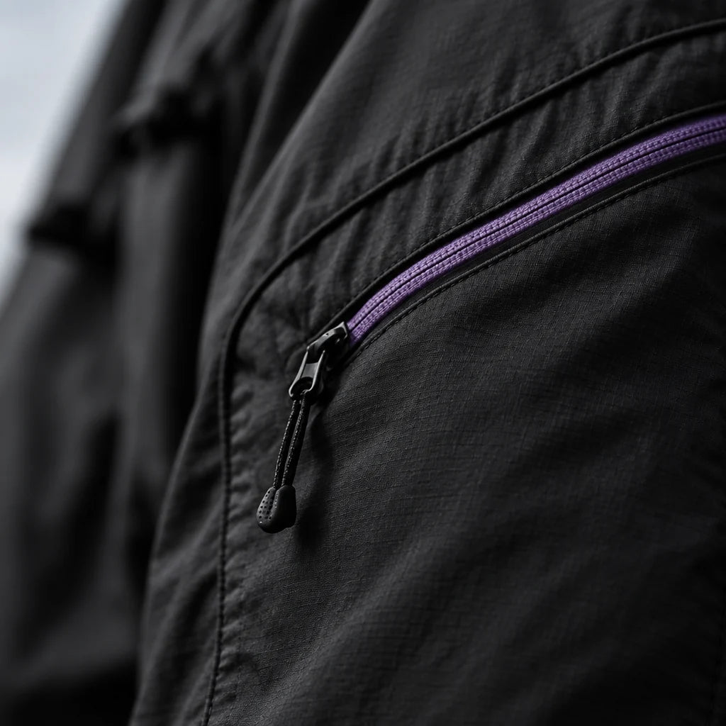 Knoll - Unisex Water-Repellent & Quick-Dry Hiking Trousers - Black