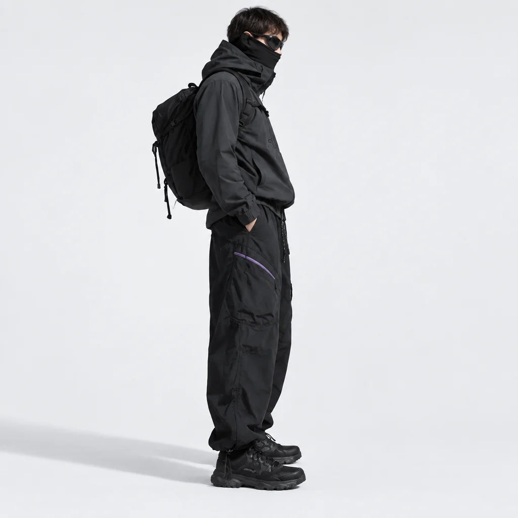 Knoll - Unisex Water-Repellent & Quick-Dry Hiking Trousers - Black