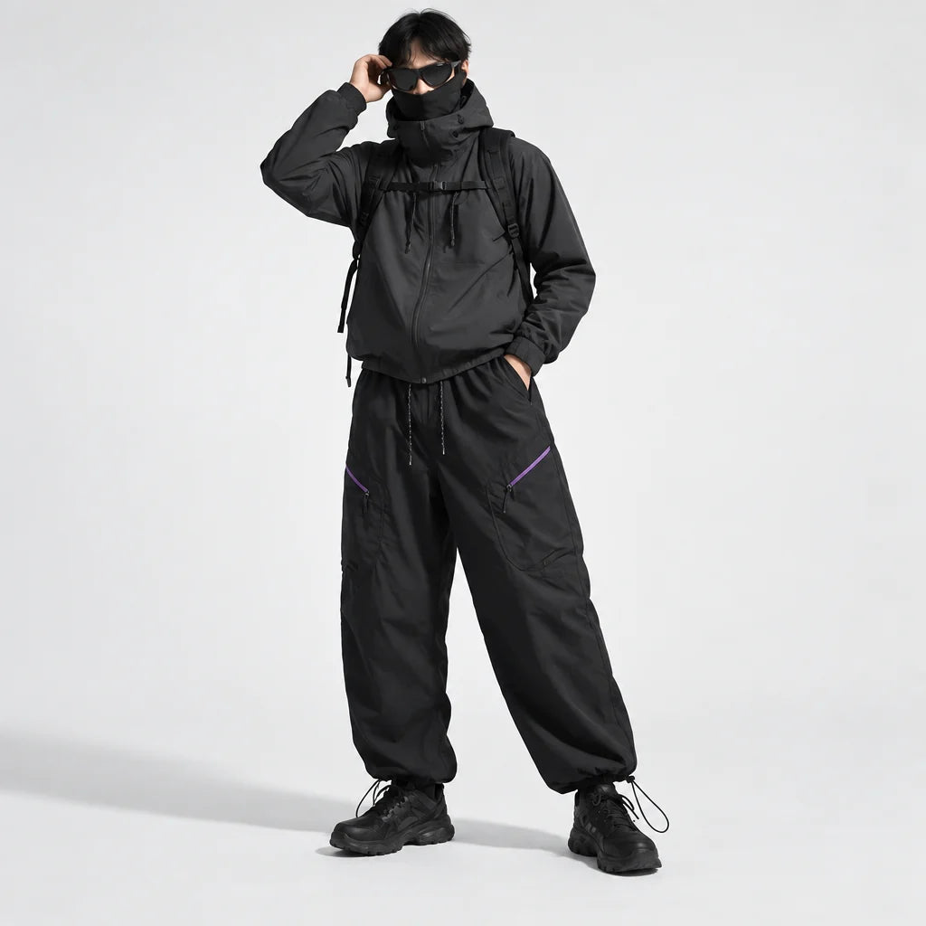 Knoll - Unisex Water-Repellent & Quick-Dry Hiking Trousers - Black