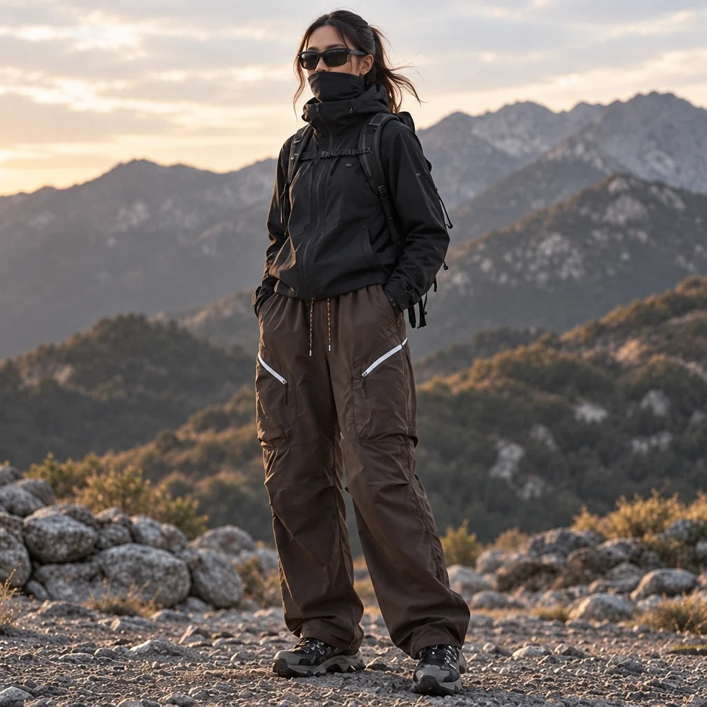 Knoll - Unisex Water-Repellent & Quick-Dry Hiking Trousers - Brown