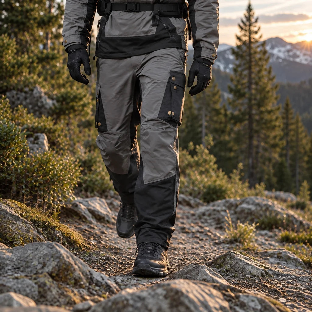 Knoll - Unisex Water-Repellent & Quick-Dry Hiking Trousers - Grey