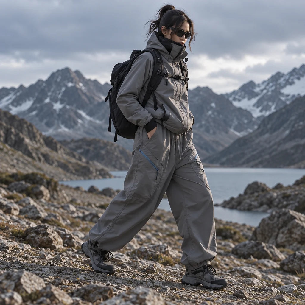 Knoll - Unisex Water-Repellent & Quick-Dry Hiking Trousers - Grey