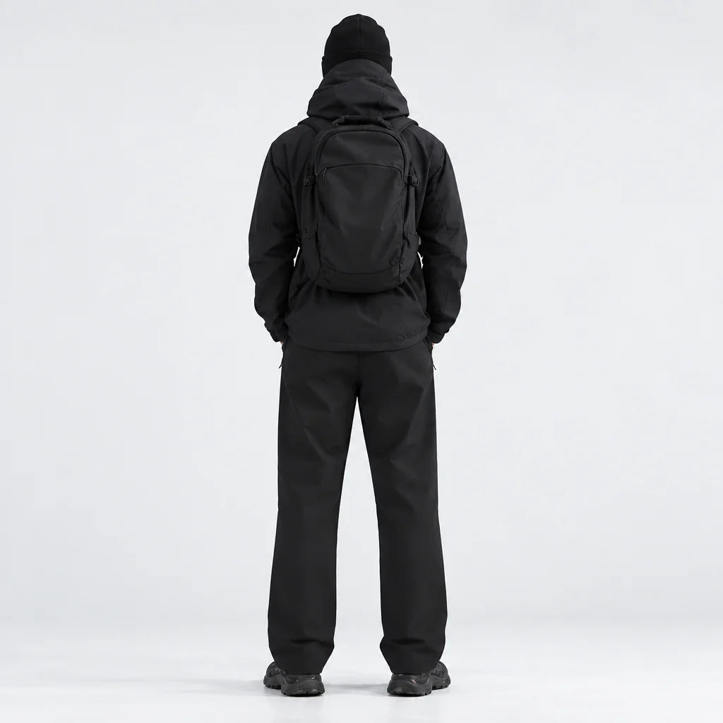 Wold - Unisex Water-Repellent & Quick-Dry Wrinkle-Free Walking Trousers - Black