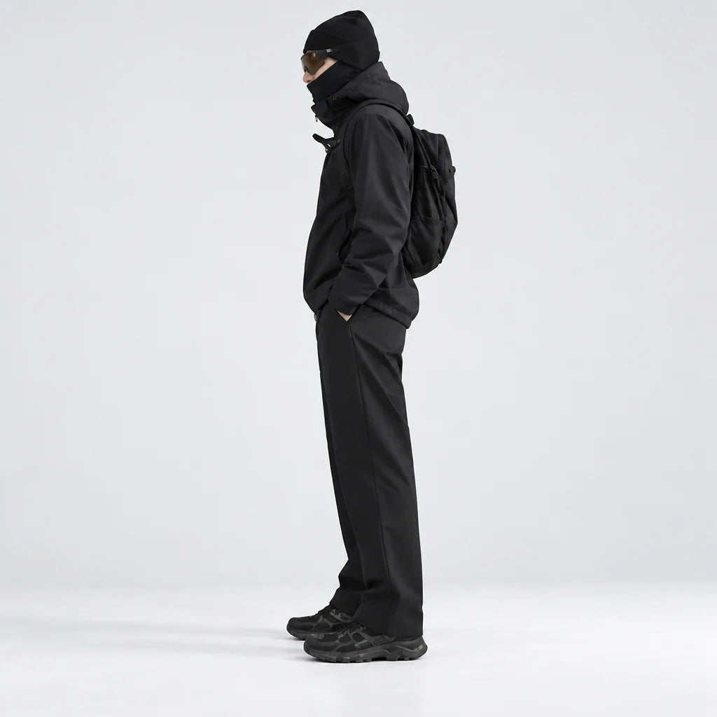 Wold - Unisex Water-Repellent & Quick-Dry Wrinkle-Free Walking Trousers - Black