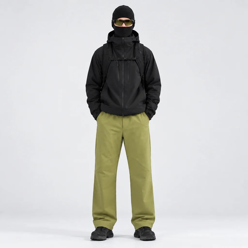 Wold - Unisex Water-Repellent & Quick-Dry Wrinkle-Free Walking Trousers - Green