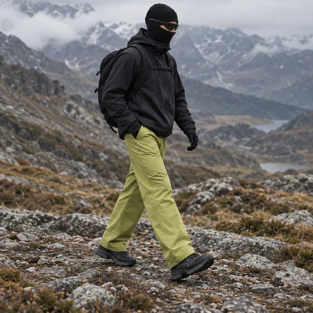 Wold - Unisex Water-Repellent & Quick-Dry Wrinkle-Free Walking Trousers - Green