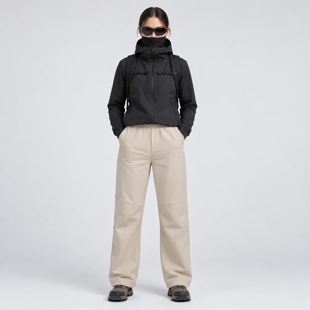 Wold - Unisex Water-Repellent & Quick-Dry Wrinkle-Free Walking Trousers - Off-white