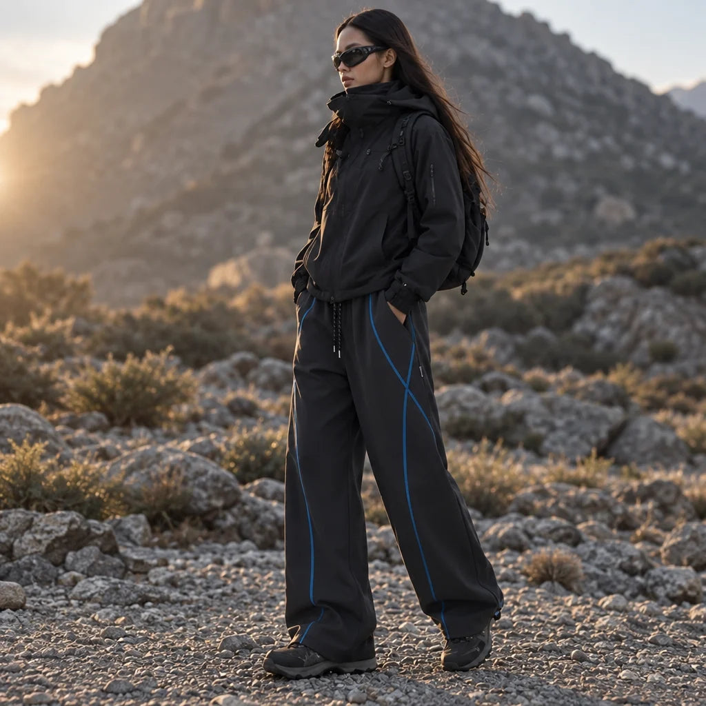 Chase - Unisex Water-Repellent & Quick-Dry Straight-Leg Walking Trousers - Dark Grey